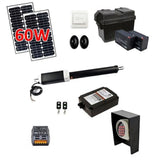 Aleko Single Swing Gate Operator ETL Listed GG650U Solar Kit 60W GG650UFULL-AP Single Swing Gate Operator