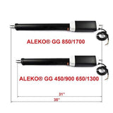 Aleko Single Swing Gate Operator Gg650 Ac/dc Basic Kit Gg650Nor-Ap Single Swing Gate Operator
