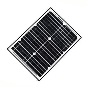 Aleko Solar Panel Monocrystalline 20W 24V Sp20W24V-Ap Solar Panels