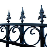 Aleko Steel Dual Swing Driveway Gate London Style 14 x 6 ft DG14LOND-AP Dual Swing Driveway Gates