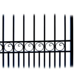 Aleko Steel Dual Swing Driveway Gate Moscow Style 16 x 6 ft DG16MOSD-AP Dual Swing Driveway Gates