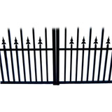 Aleko Steel Dual Swing Driveway Gate Munich Style 14 x 6 ft DG14MUND-AP Dual Swing Driveway Gates
