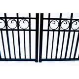 Aleko Steel Dual Swing Driveway Gate Paris Style 14 X 6 Dg14Pard-Ap Dual Swing Driveway Gates