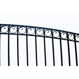 Aleko Steel Dual Swing Driveway Gate Paris Style 14 X 6 Dg14Pard-Ap Dual Swing Driveway Gates