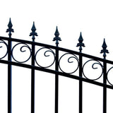 Aleko Steel Dual Swing Driveway Gate Prague Style 14 X 6 Ft Dg14Prad-Ap Dual Swing Driveway Gates