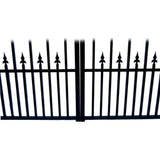 Aleko Steel Dual Swing Driveway Gate St.Petersburg Style 16 x 6 ft DG16SPTD-AP Dual Swing Driveway Gates