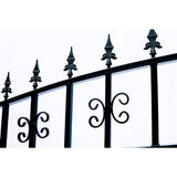 Aleko Steel Dual Swing Driveway Gate Venice Style 14 x 6 ft DG14VEND-AP Dual Swing Driveway Gates