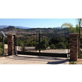 Aleko Steel Dual Swing Driveway Gate Venice Style 14 X 6 Ft Dg14Vend-Ap Dual Swing Driveway Gates