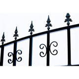 Aleko Steel Dual Swing Driveway Gate Venice Style 18 X 6 Ft Dg18Vend-Ap Dual Swing Driveway Gates