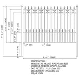 Aleko Steel Fence St.Petersburg Style 8 x 5 Ft FENCESTP-AP Fence Panels