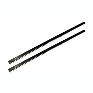 Aleko Steel Gear Rack 3.3 Feet Set Of 2 2Mgrack33-Ap Gears And Gear Racks