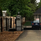 Aleko Steel Pedestrian Gate Venice Style 5 Ft Pgven-Ap Pedestrian Gates