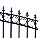 Aleko Steel Single Swing Driveway Gate London Style 14 X 6 Ft Dg14Lonssw-Ap Single Swing Driveway Gates