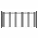 Aleko Steel Single Swing Driveway Gate Madrid Style 18 X 6 Ft Dg18Madssw-Ap Single Swing Driveway Gates