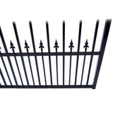 Aleko Steel Single Swing Driveway Gate Munich Style 12 x 6 ft DG12MUNSSW-AP Single Swing Driveway Gates