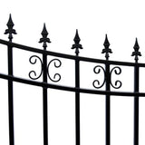 Aleko Steel Single Swing Driveway Gate St.petersburg Style 14 X 6 Ft Dg14Sptssw-Ap Single Swing Driveway Gates