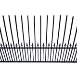 Aleko Steel Single Swing Driveway Gate St.petersburg 18 X 6 Ft Dg18Sptssw-Ap Single Swing Driveway Gates