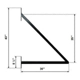 Aleko Steel Sliding Driveway Gate London Style 12 X 6 Ft Dg12Lonssl-Ap Sliding Driveway Gates