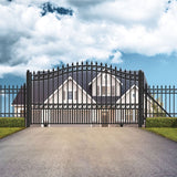 Aleko Steel Sliding Driveway Gate London Style 16 x 6 ft DG16LONSSL-AP Sliding Driveway Gates