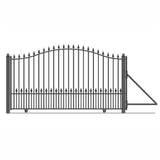 Aleko Steel Sliding Driveway Gate Munich Style 14 X 6 Ft Dg14Munssl-Ap Sliding Driveway Gates