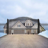 Aleko Steel Sliding Driveway Gate Prague Style 16 x 6 ft DG16PRASSL-AP Sliding Driveway Gates