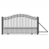 Aleko Steel Sliding Driveway Gate St.petersburg Style 14 X 6 Ft Dg14Sptssl-Ap Sliding Driveway Gates