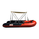 Aleko Summer Canopy Tent For Inflatable Boats 8.5 Ft Long Wheat Bstent250We-Ap Supplies And Accessories