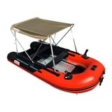 Aleko Summer Canopy Tent For Inflatable Boats 8.5 Ft Long Wheat Bstent250We-Ap Supplies And Accessories