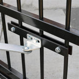 Aleko Universal Gate Attaching Brackets Lm1902 Set Of 2 Lm1902-Ap Parts For Driveway Gates