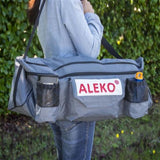 Aleko Waterproof Inflatable Boat Seat Cushion With Under Seat Bag And Pockets 33 X 8 Inches Red Bsb250Rv1-Ap Supplies And Accessories