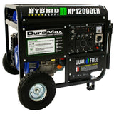 Duromax 12000-Watt 18 Hp Portable Hybrid Gas Propane Generator Xp12000Eh Dual Fuel Generators