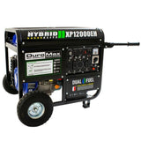 Duromax 12000-Watt 18 Hp Portable Hybrid Gas Propane Generator Xp12000Eh Dual Fuel Generators