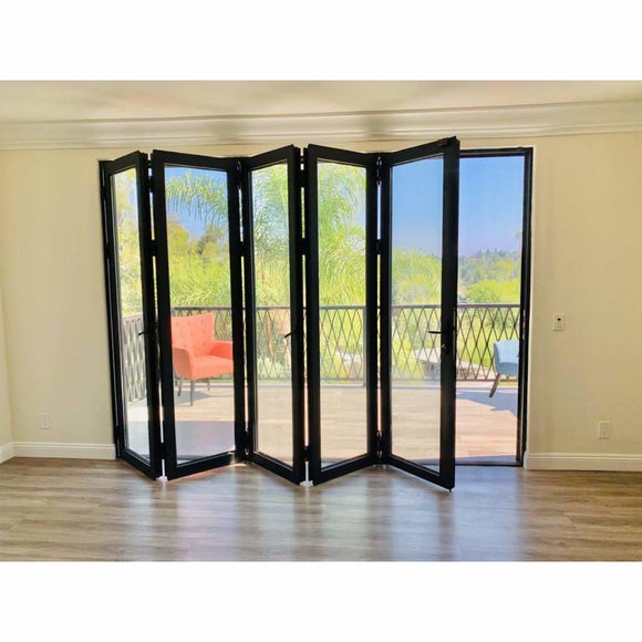 Eris Home Aluminum BiFold Door - 120″ x 96″ Outswing (1L3R) ﻿BFO-12096-1L3R Eris Home BiFold Doors