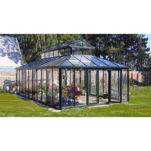 Exaco Cathedral Victorian Greenhouse with Large Cupola Exaco Greenhouse and Accessories