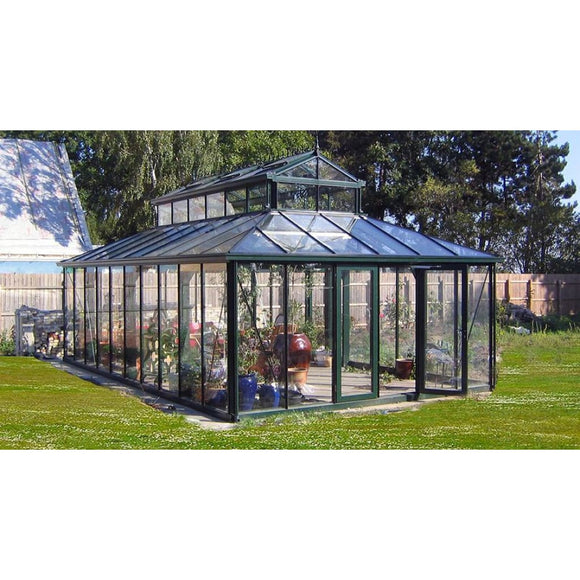 Exaco Cathedral Victorian Greenhouse with Large Cupola Exaco Greenhouse and Accessories